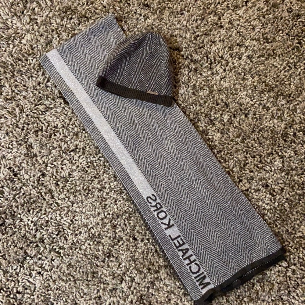 Michael Kors Scarf and Hat Set